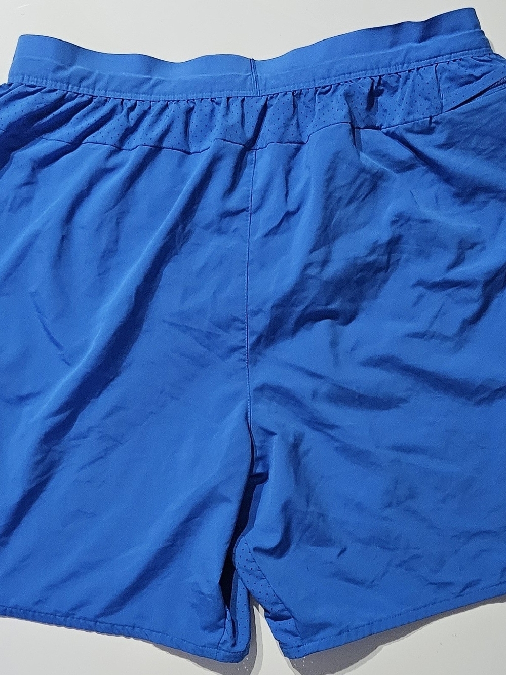 Nike Men’s Bright Blue Athletic Shorts with Silver Swoosh - Picture 5 of 13